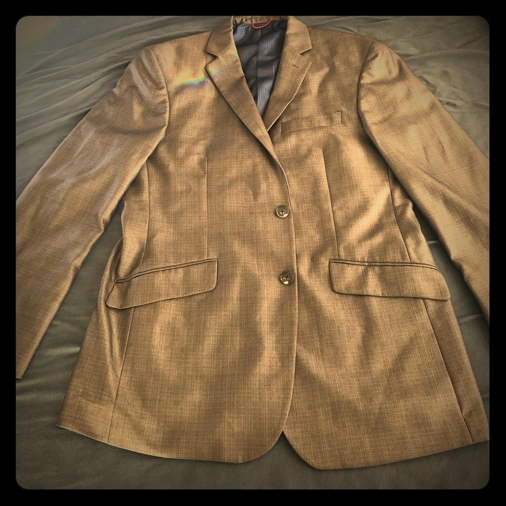 Billy London Grey Suit, Blue Interior (M)